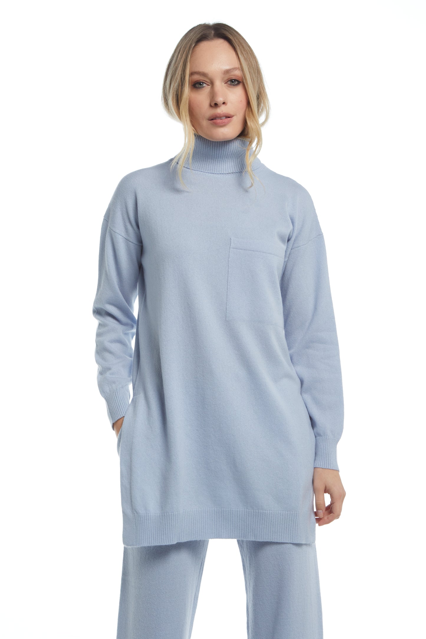 Maglia dolce vita over - Mirage Blue