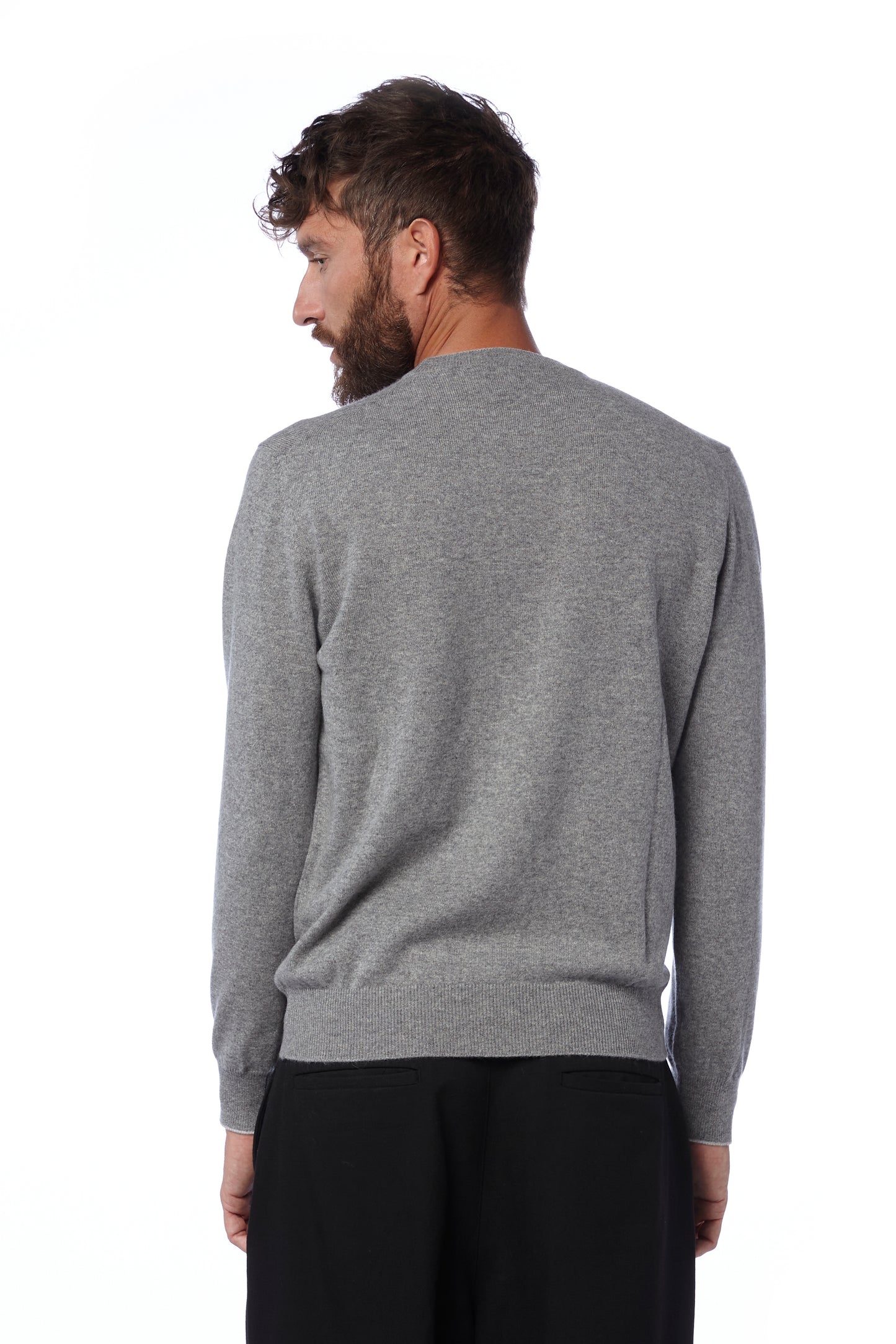 Maglia girocollo - Grigio medio