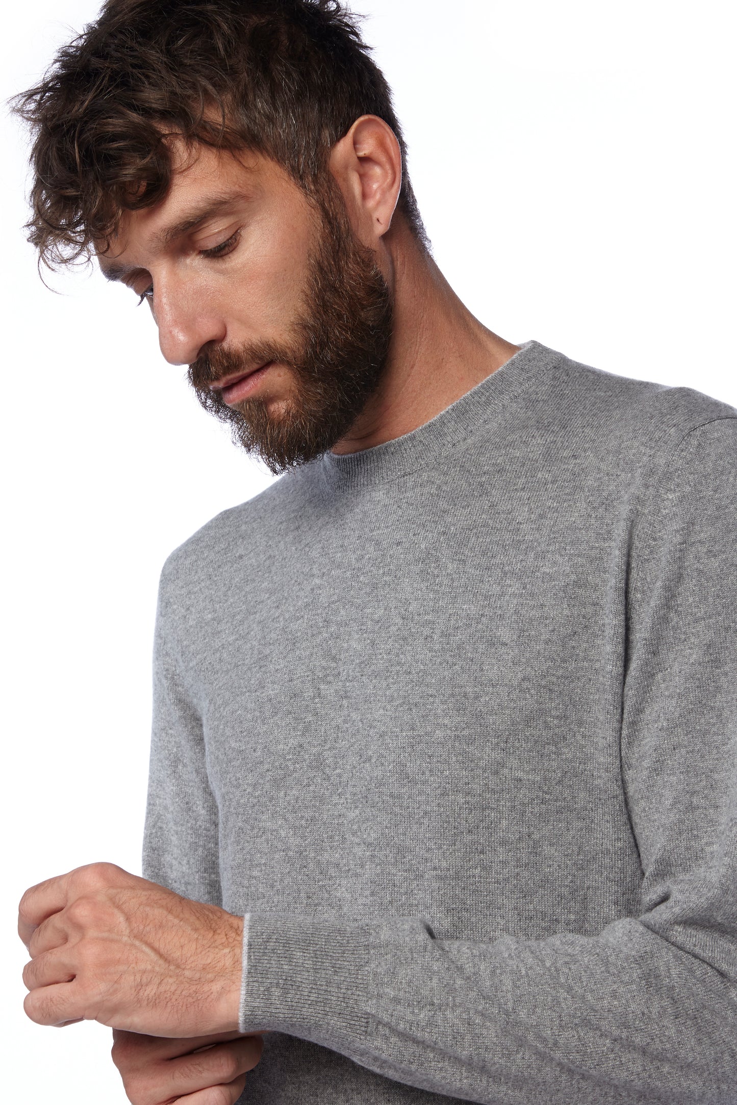 Maglia girocollo - Grigio medio