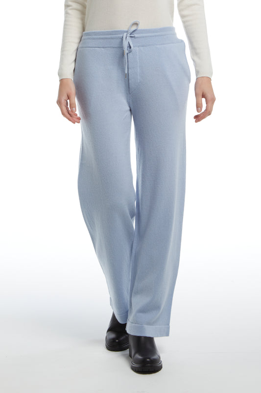 Pantalone palazzo - Mirage Blue