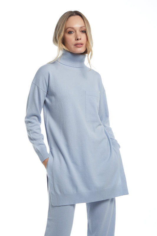 Maglia dolce vita over - Mirage Blue