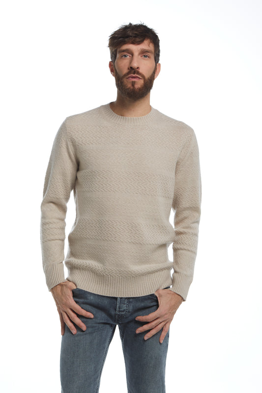 Girocollo multipunto - Beige