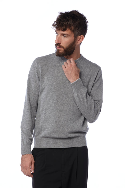Maglia girocollo - Grigio medio